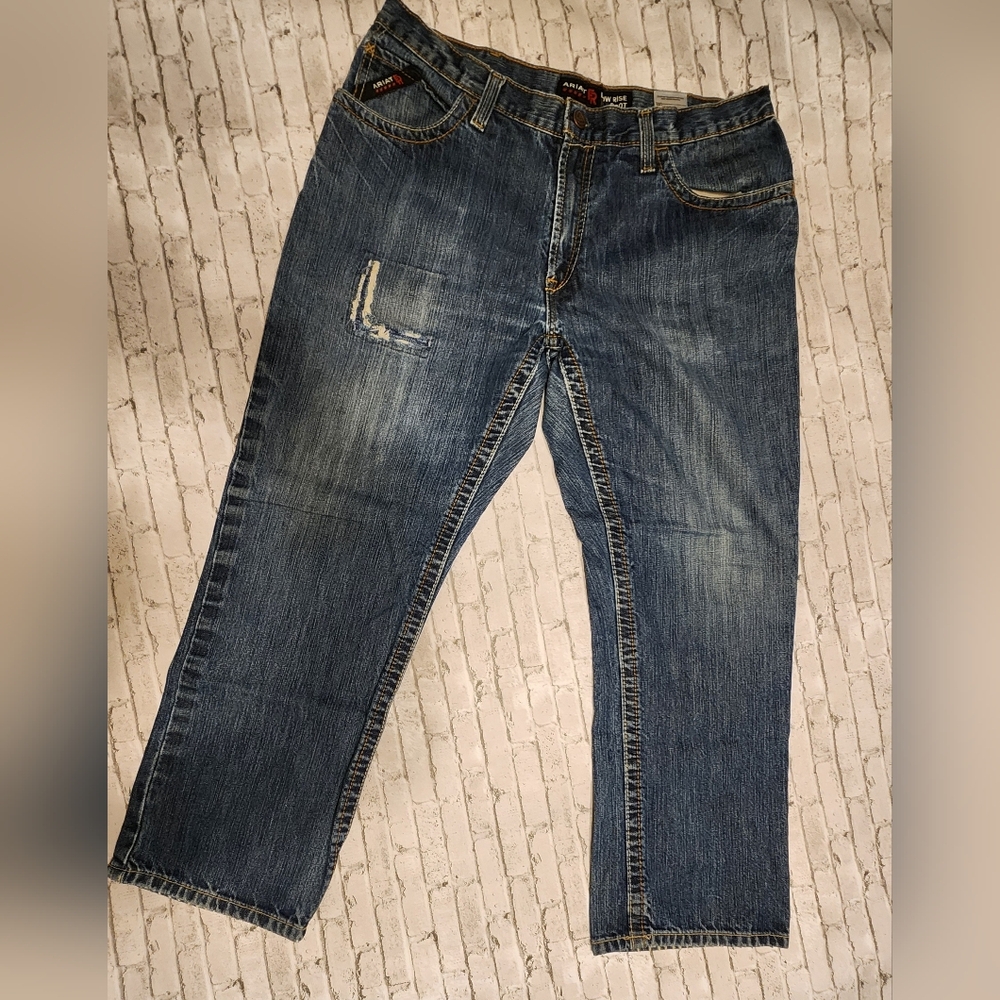 Ariat Men's FR M4 Low Rise Boot Cut Jeans